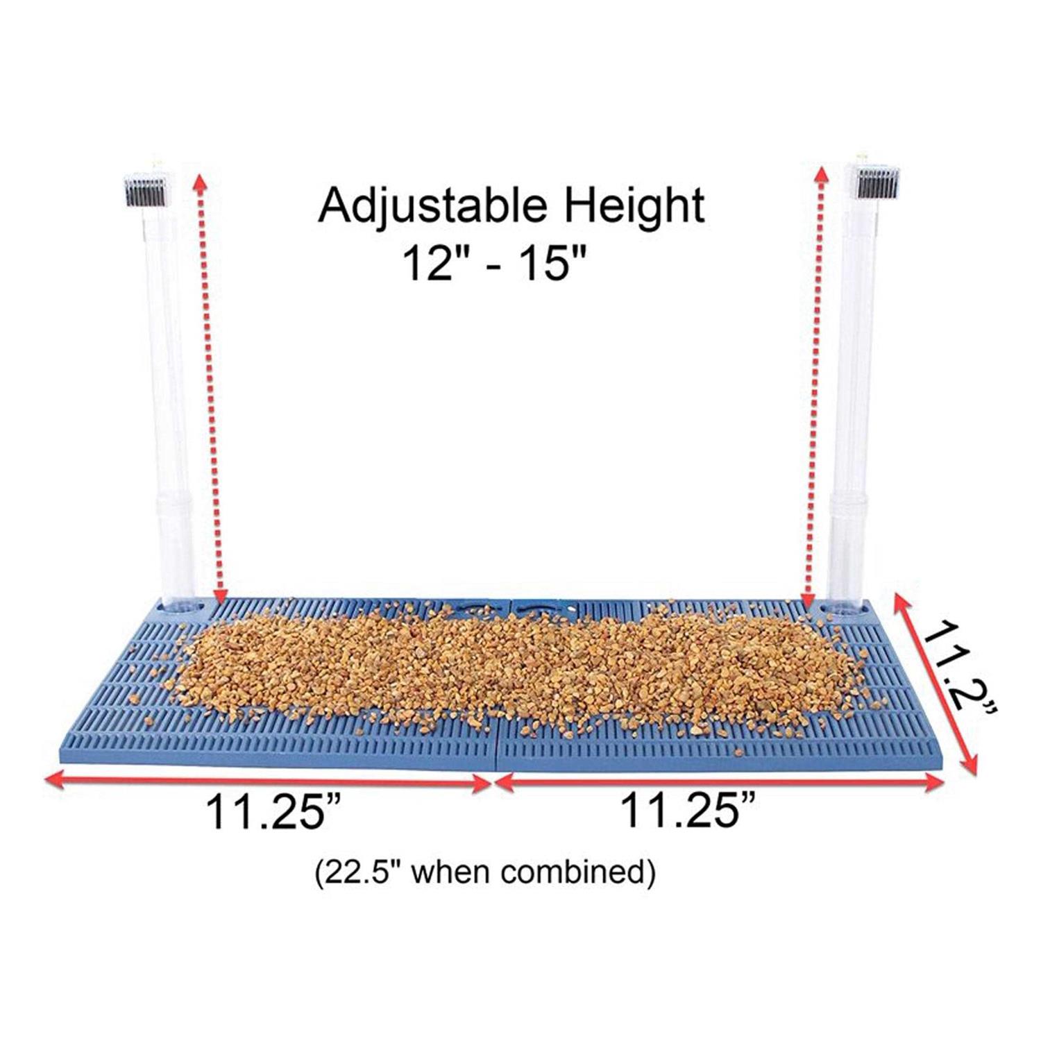 Penn-Plax Clear-Free Premium Under Gravel Aquarium Filter for 15 20 Gallon Tanks