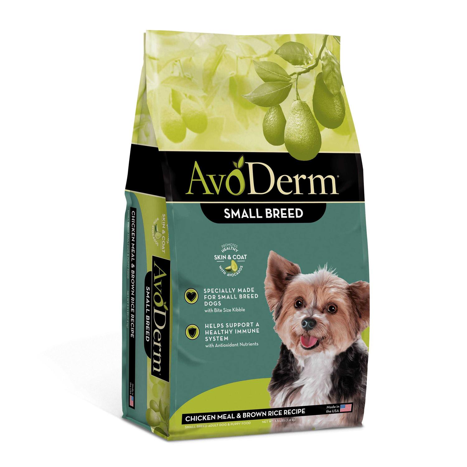AvoDerm Natural Chicken Meal & Brown Rice Small Breed Adult Dog Food