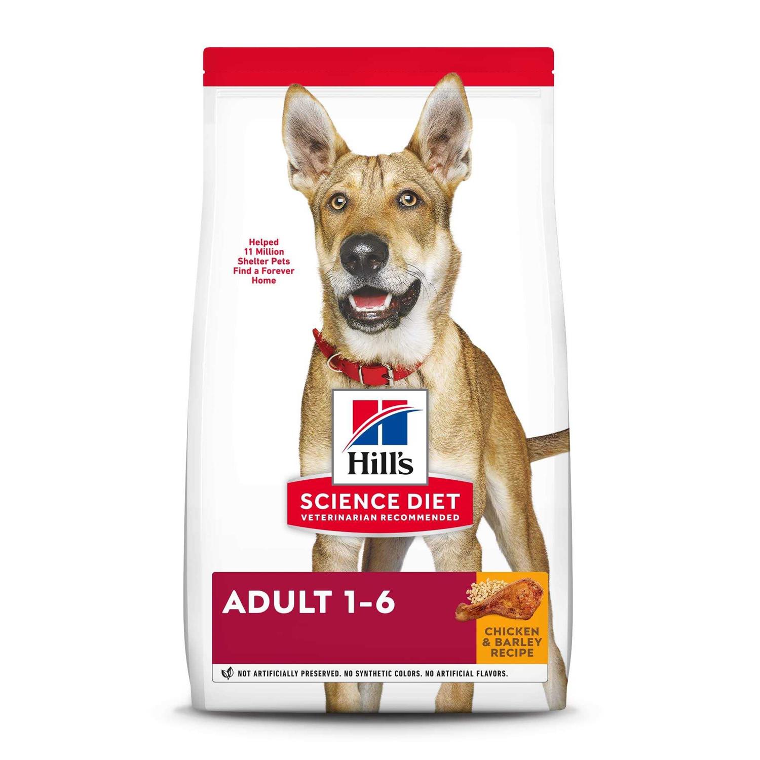 Hill’s Science Diet Adult Chicken & Barley Dry Dog Food