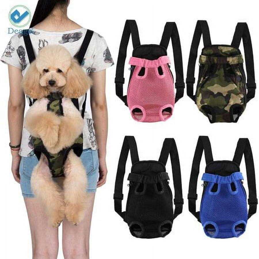 Deago Outdoor Legs Out Front Pet Dog Puppy Cat Carrier Backpack Tote Holder Bag Sling