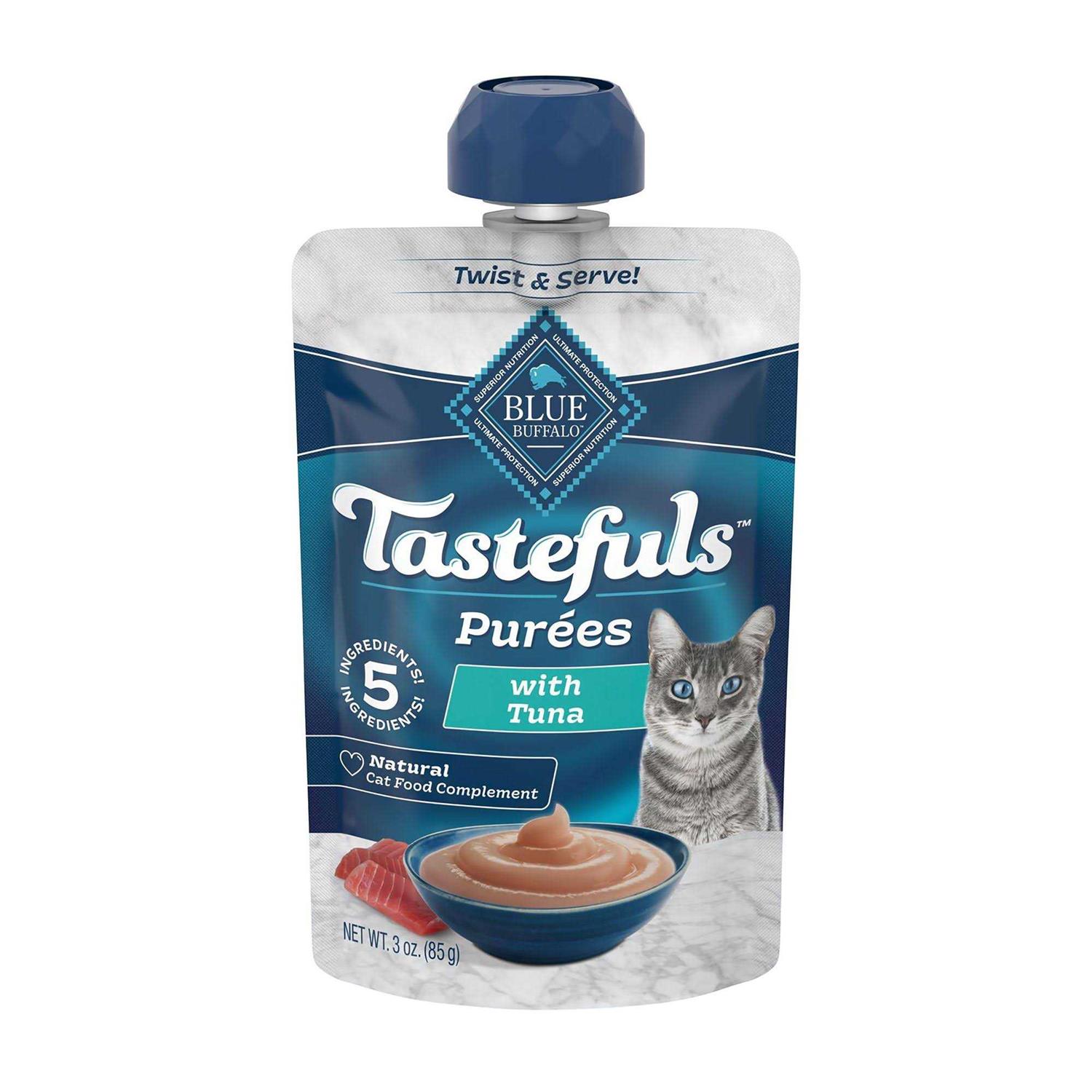 Blue Buffalo Tastefuls Purees Adult Cat Food Topper