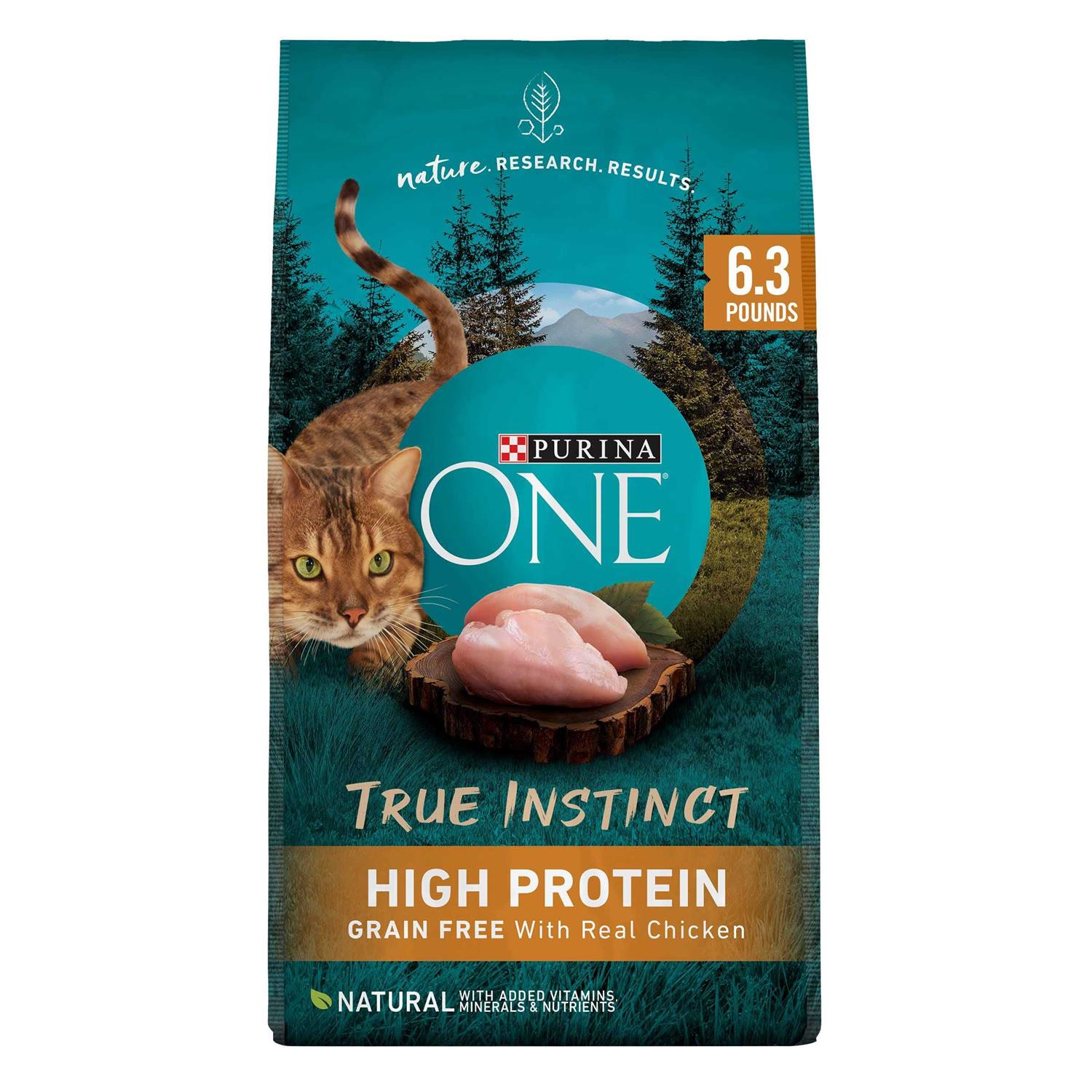 Purina ONE Natural High Protein Grain Free Dry Cat Food