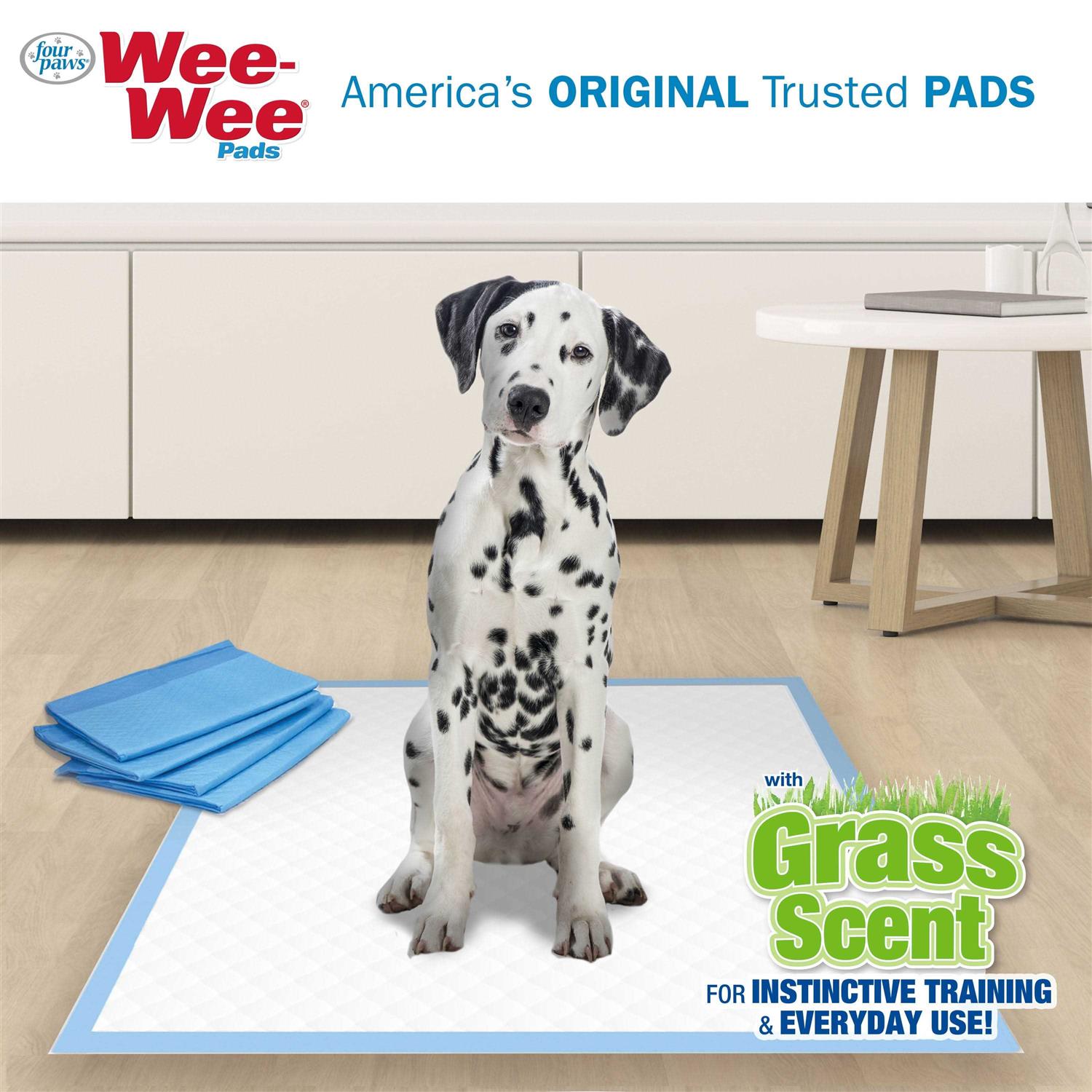 Four Paws Wee Wee Grass Scented Puppy Pads