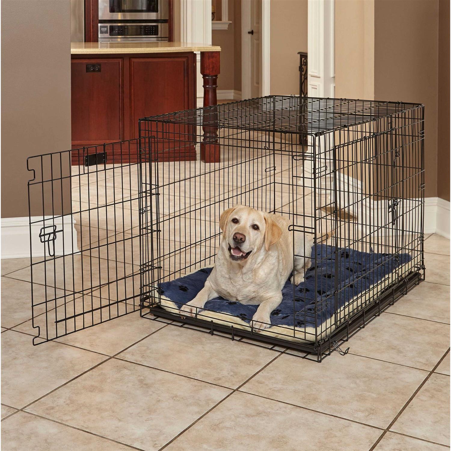 Midwest Reversible Paw-Print Pet Bed