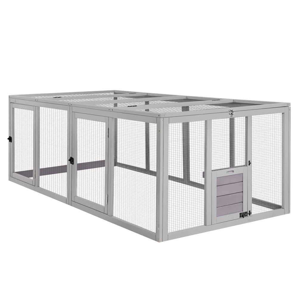 aivituvin Chicken Coop Extension Run Combine with AIR45 Air59 Air66 Air67 Air69 AIR60