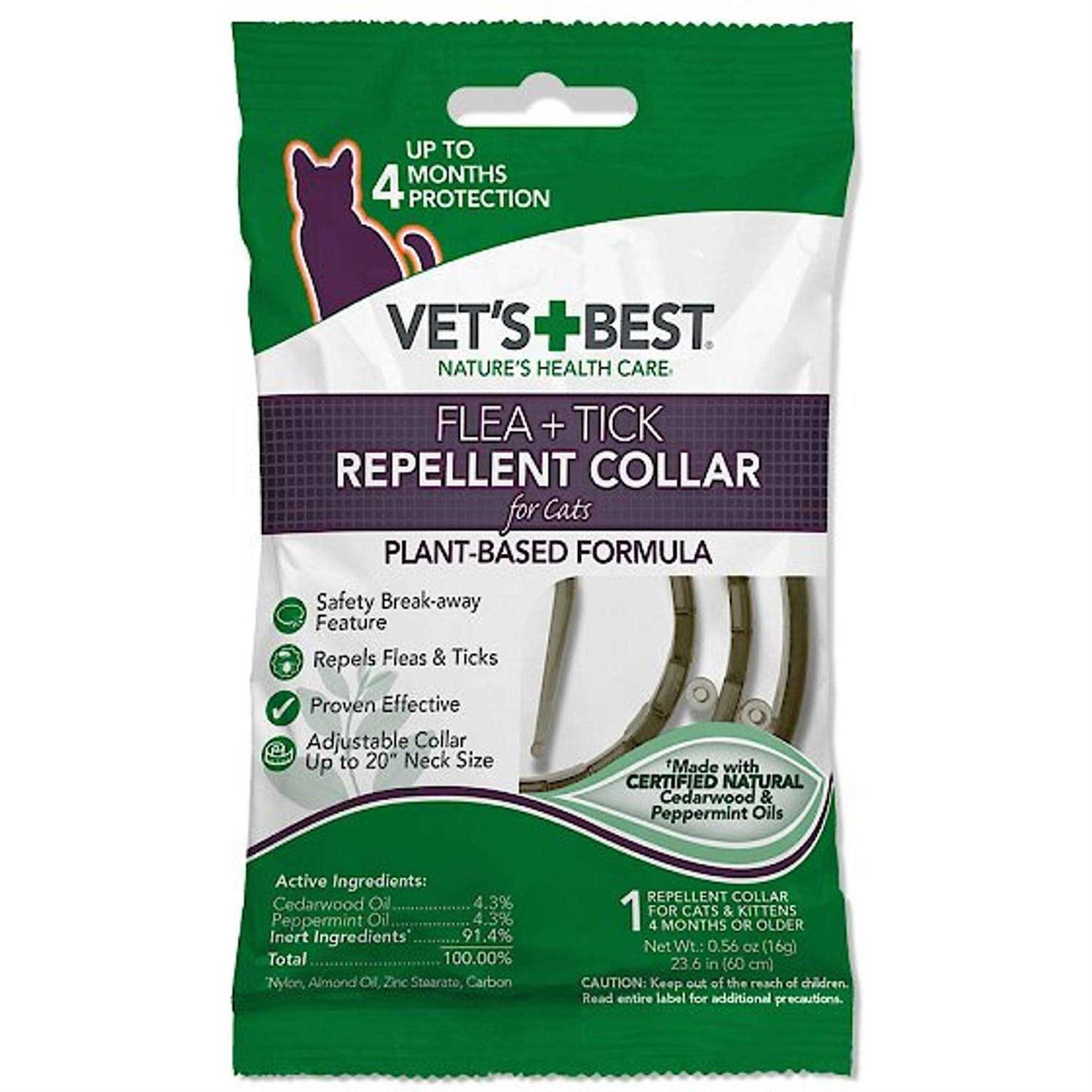 Vet’s Best Flea & Tick Repellent Collar for Cats