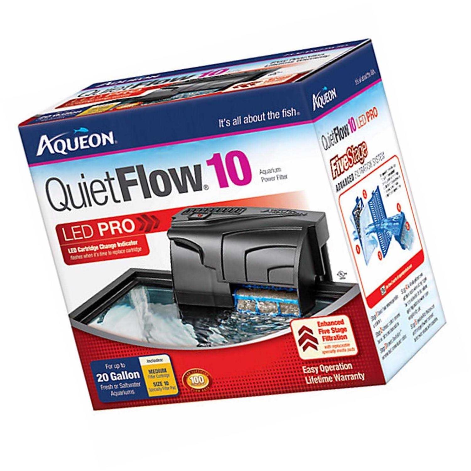 Aqueon QuietFlow 20 LED Pro Power Filter