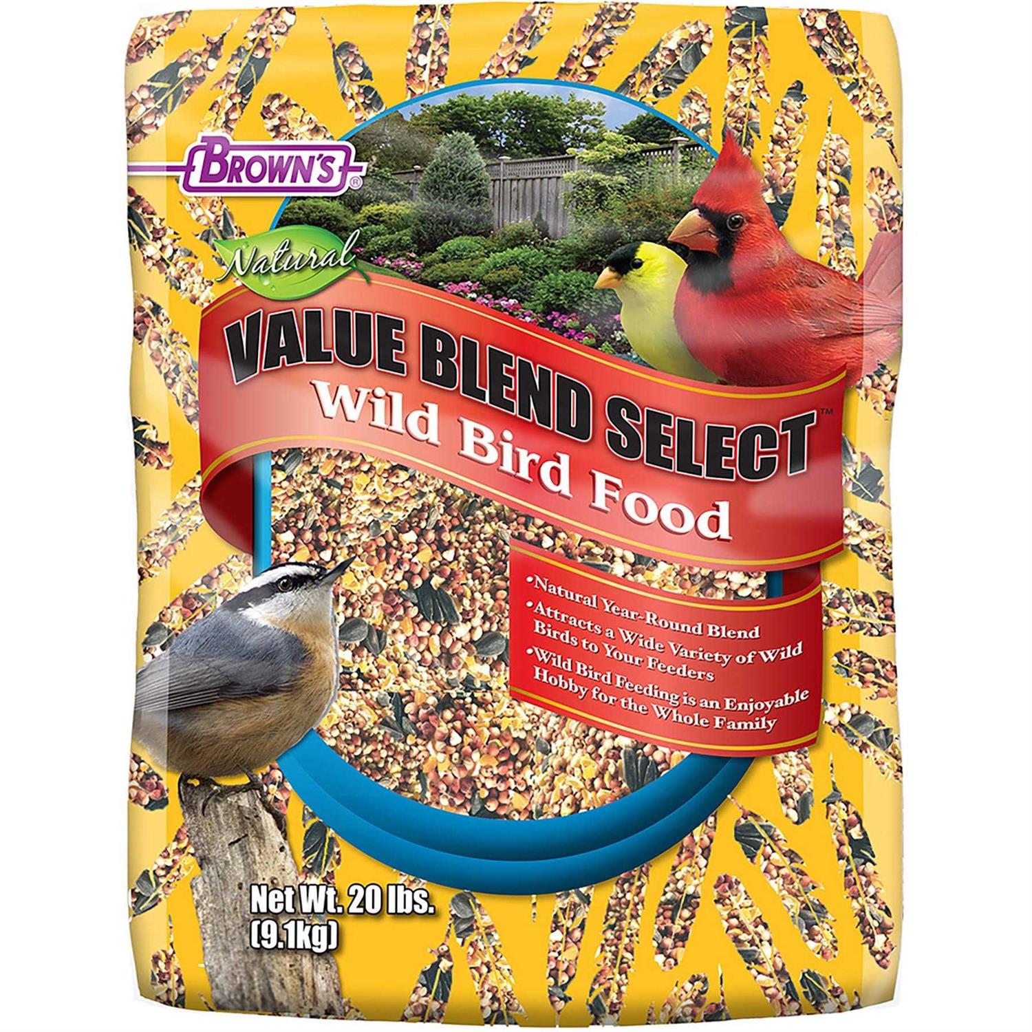Brown’s Value Blend Select Wild Bird Food