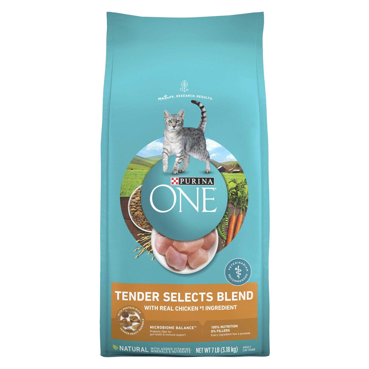 Purina ONE Tender Selects Blend Dry Cat Food With Real Chicken