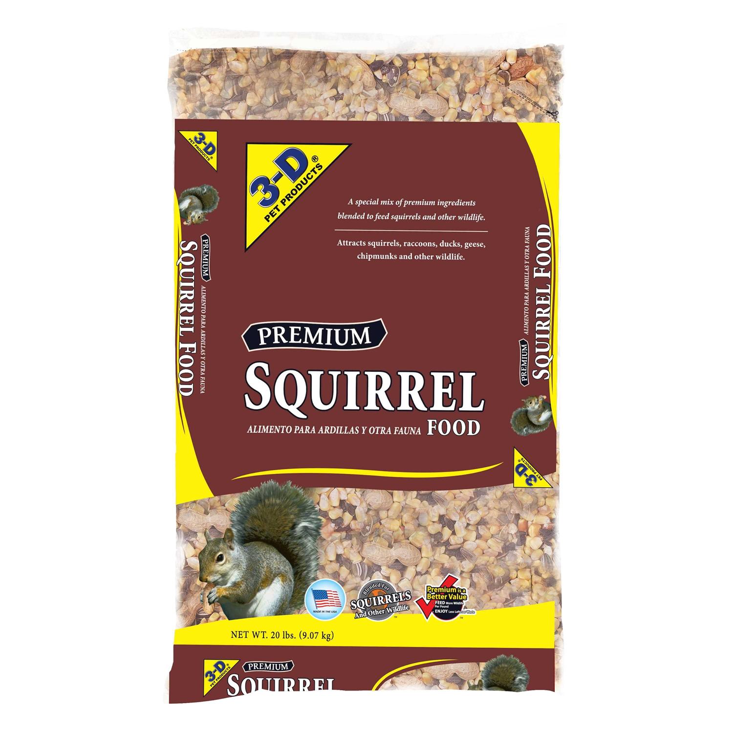 3-d Pet Products Premium Squirrel and Wildlife Food