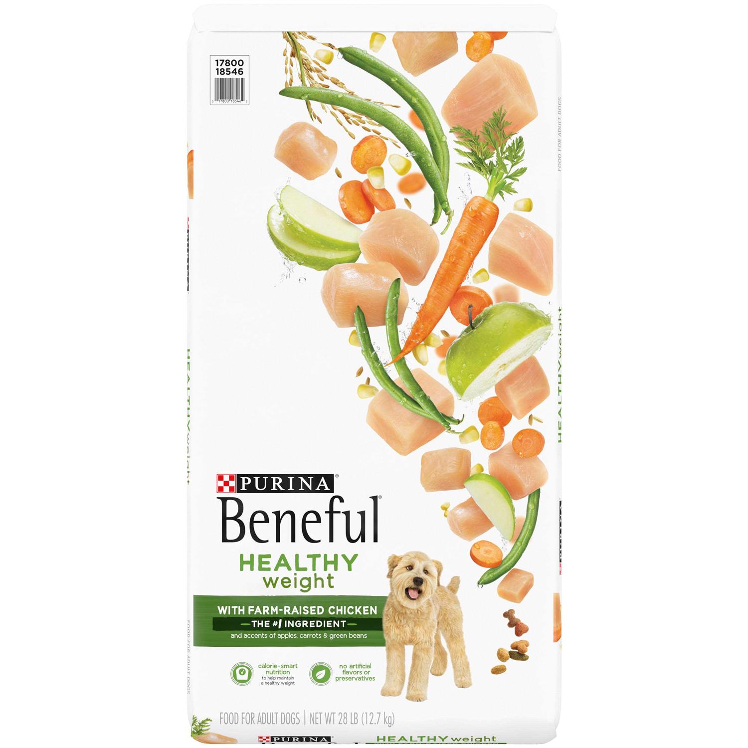 Purina Beneful Healthy Weight Dry Dog Food with Farm-Raised Chicken