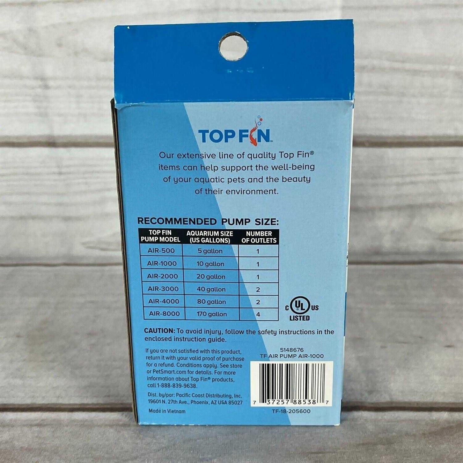 Top Fin Aquarium Tank Air Pump