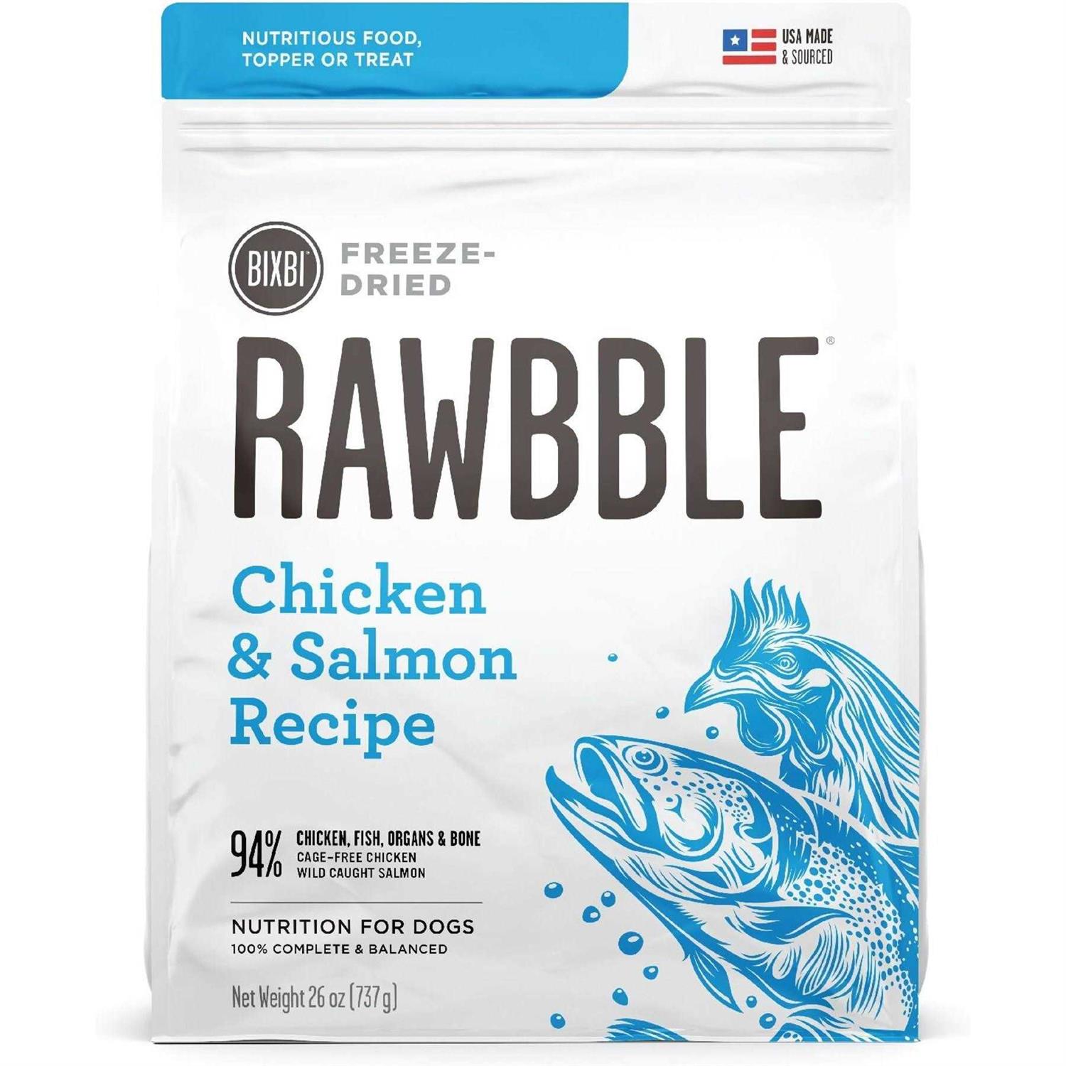 Bixbi Rawbble Chicken Freeze-Dried Dog Food
