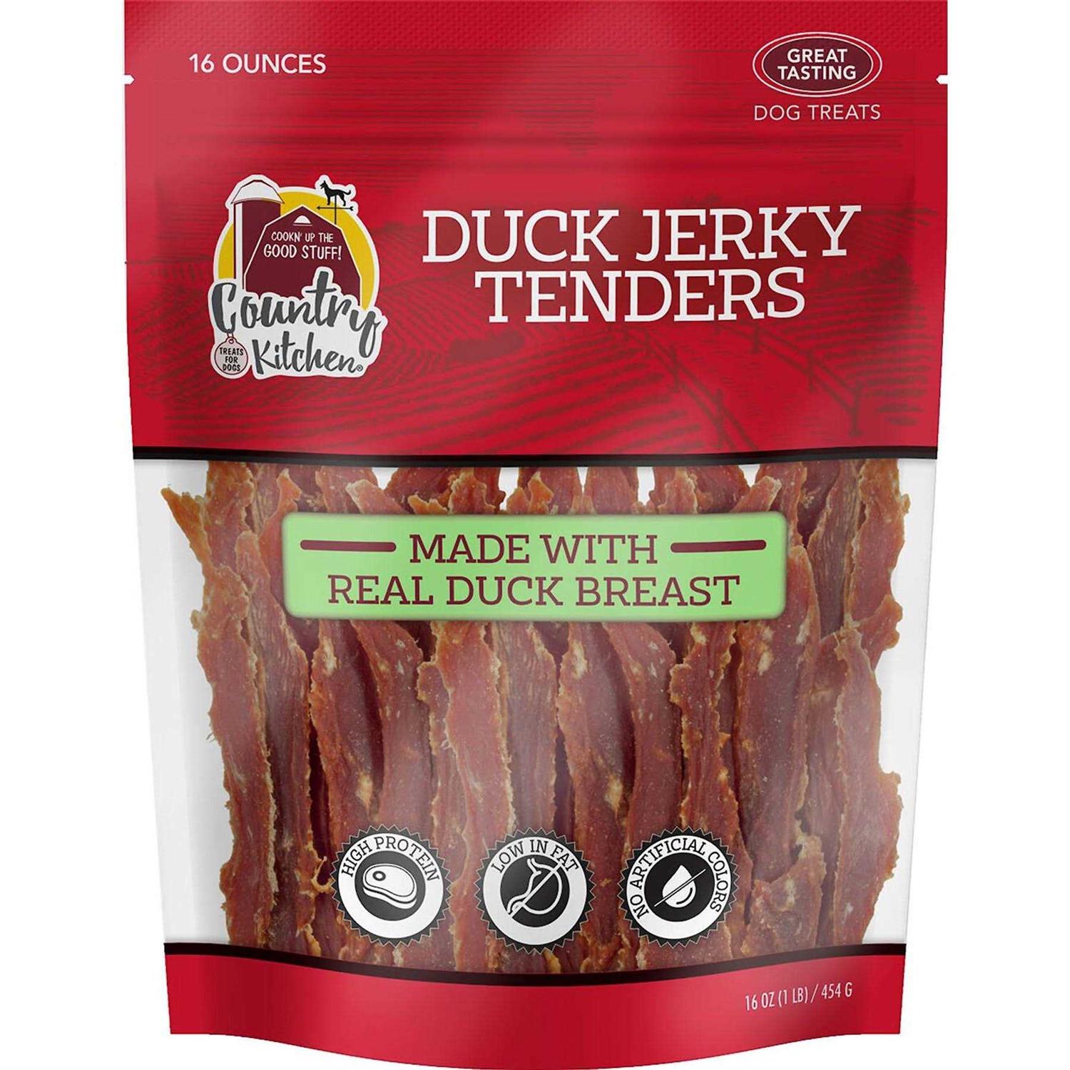 Country Kitchen Duck Jerky Tenders Dog Treats