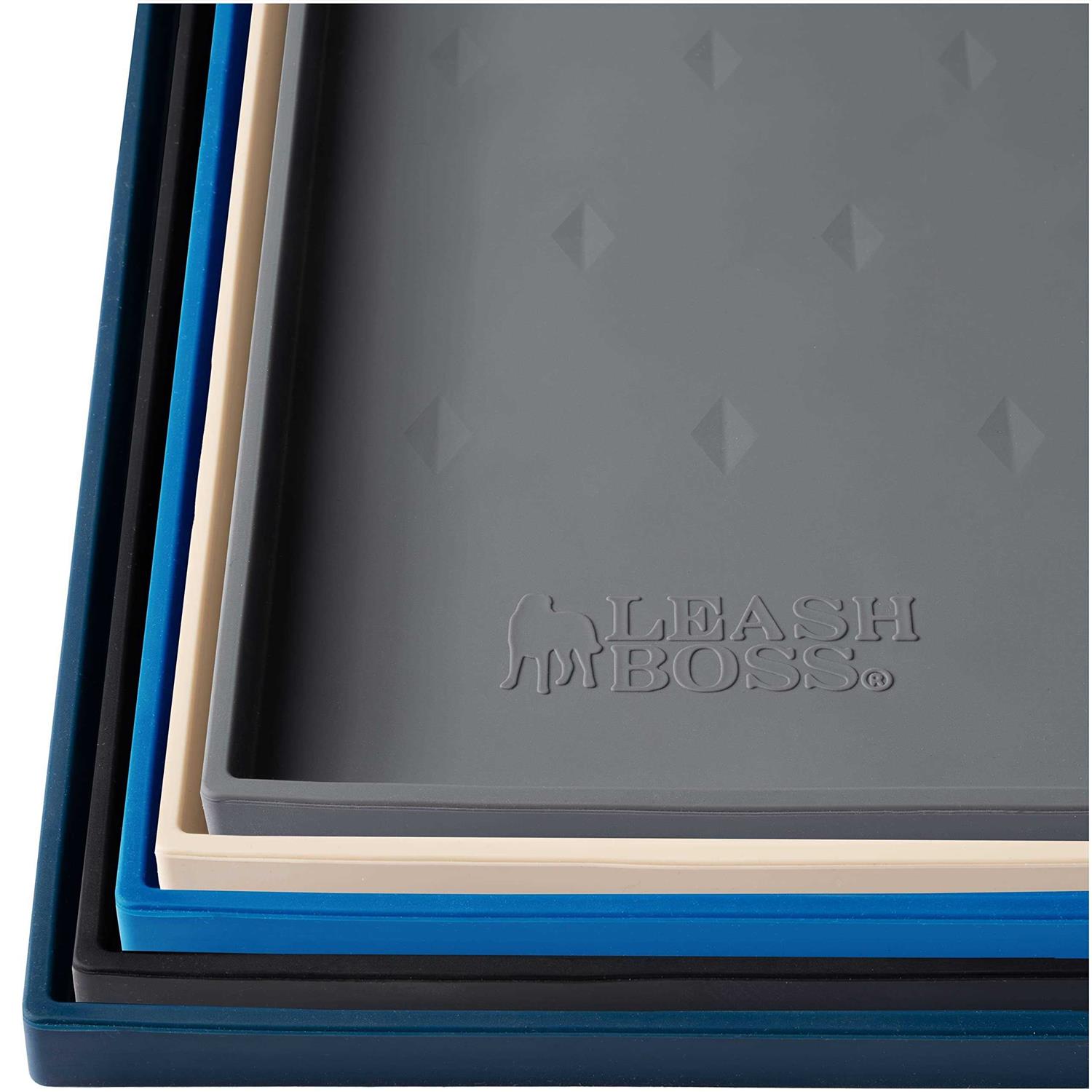 Leash Boss Leashboss Splash Mat Dog Food Mat with Tall Lip Dog Bowl Mat for Food and Water