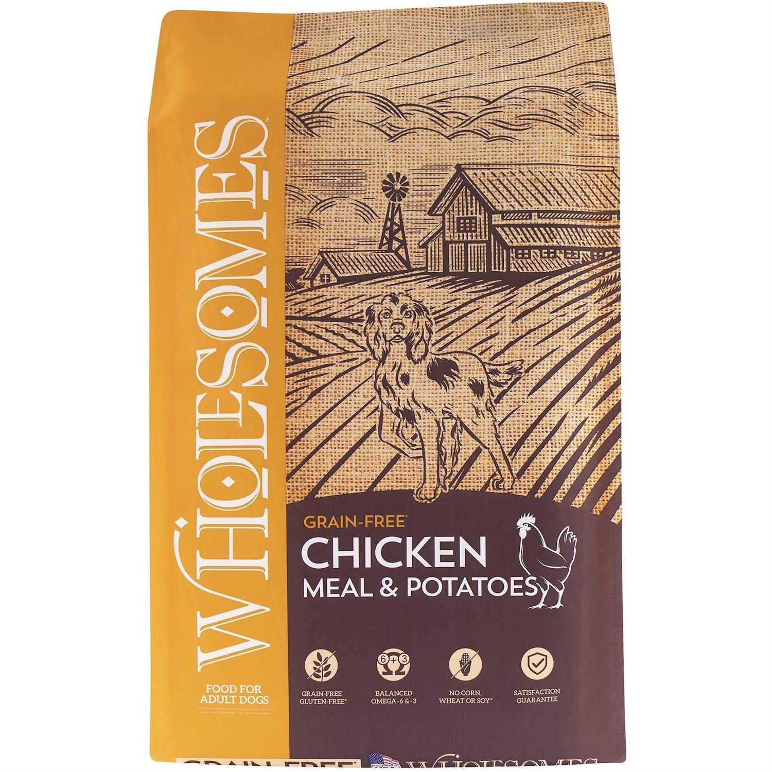 Wholesomes Chicken Meal & Chickpeas Grain Free Dry Dog Food