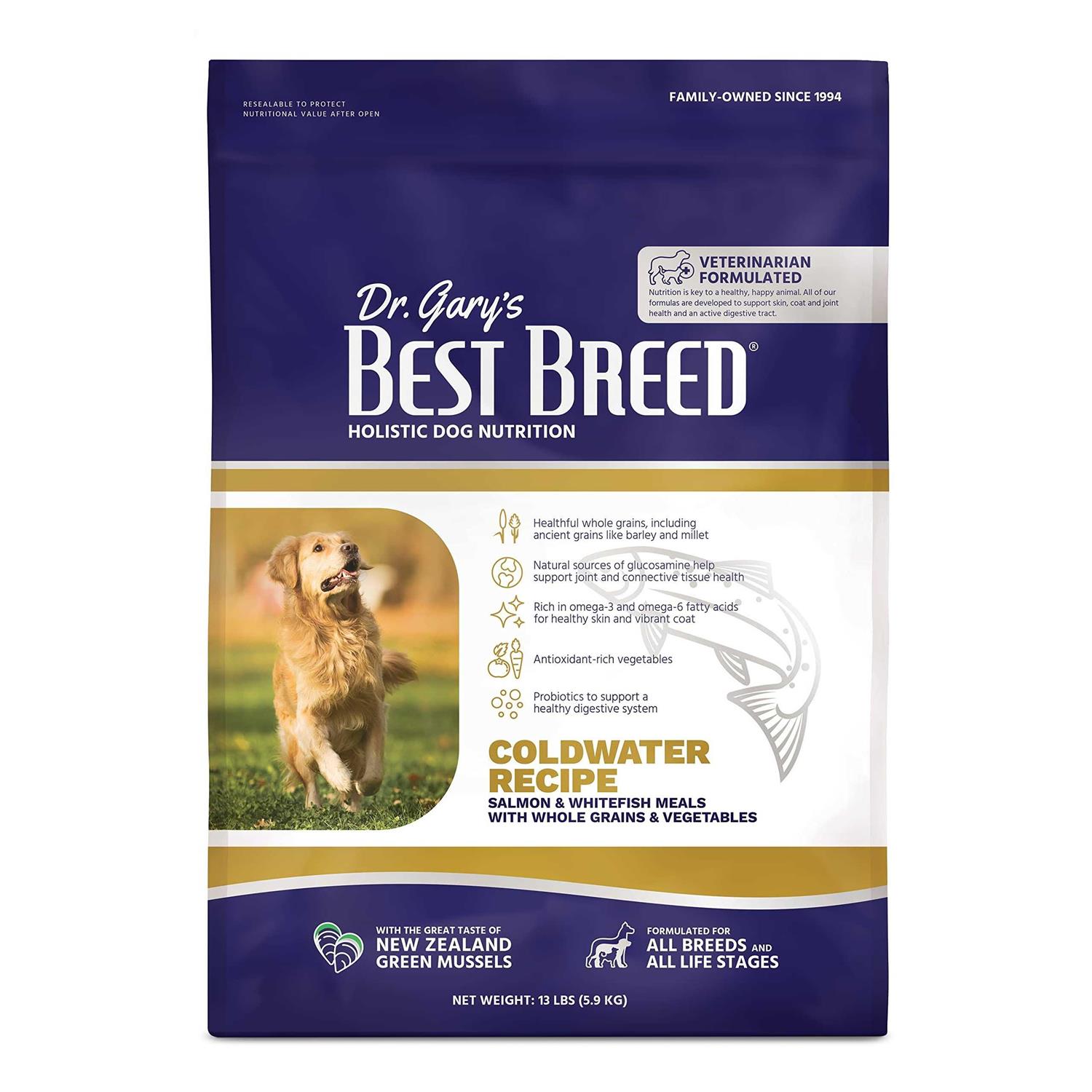 Dr. Gary’s Best Breed Holistic Coldwater Recipe Dry Dog Food