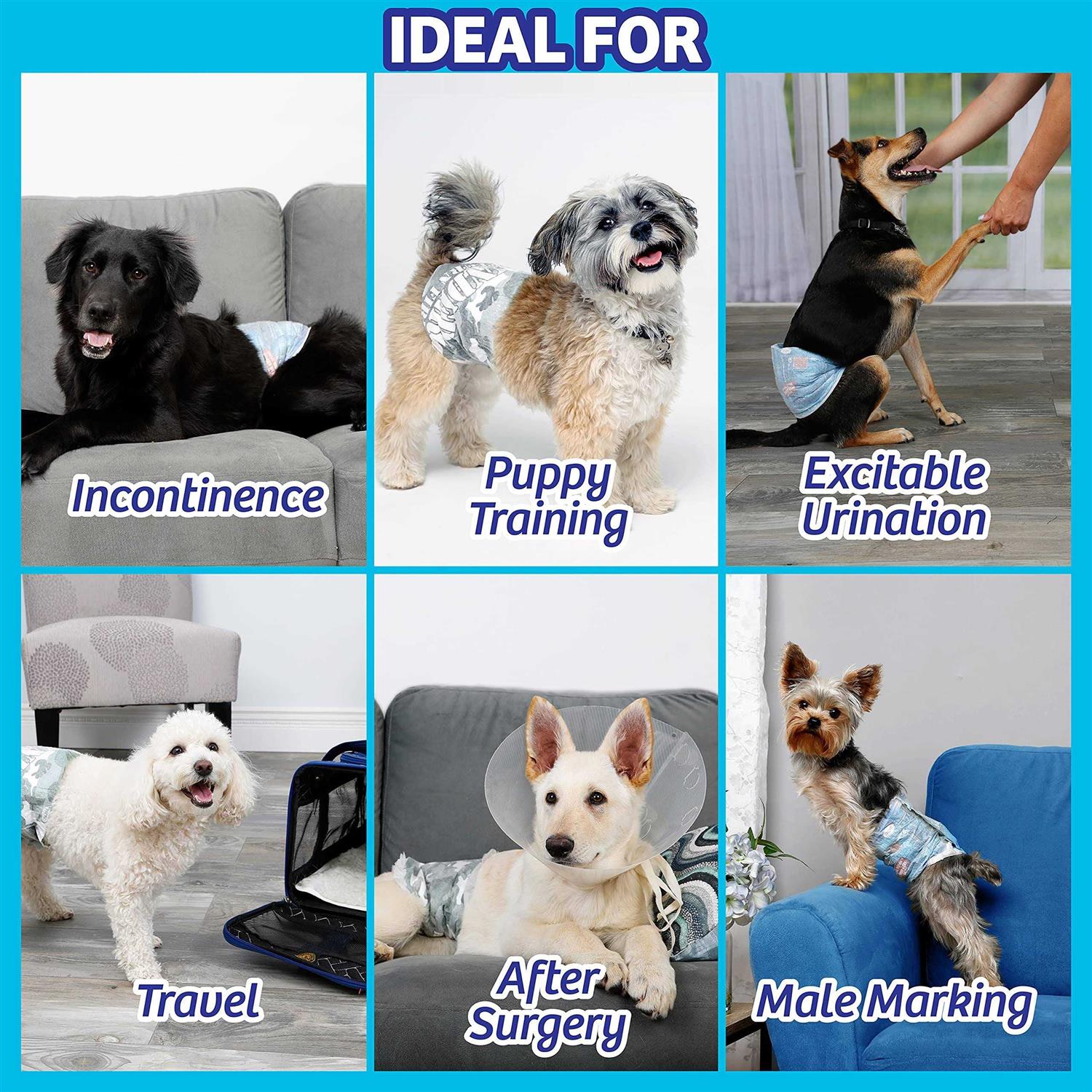 Hartz Disposable Male Dog Wraps Size