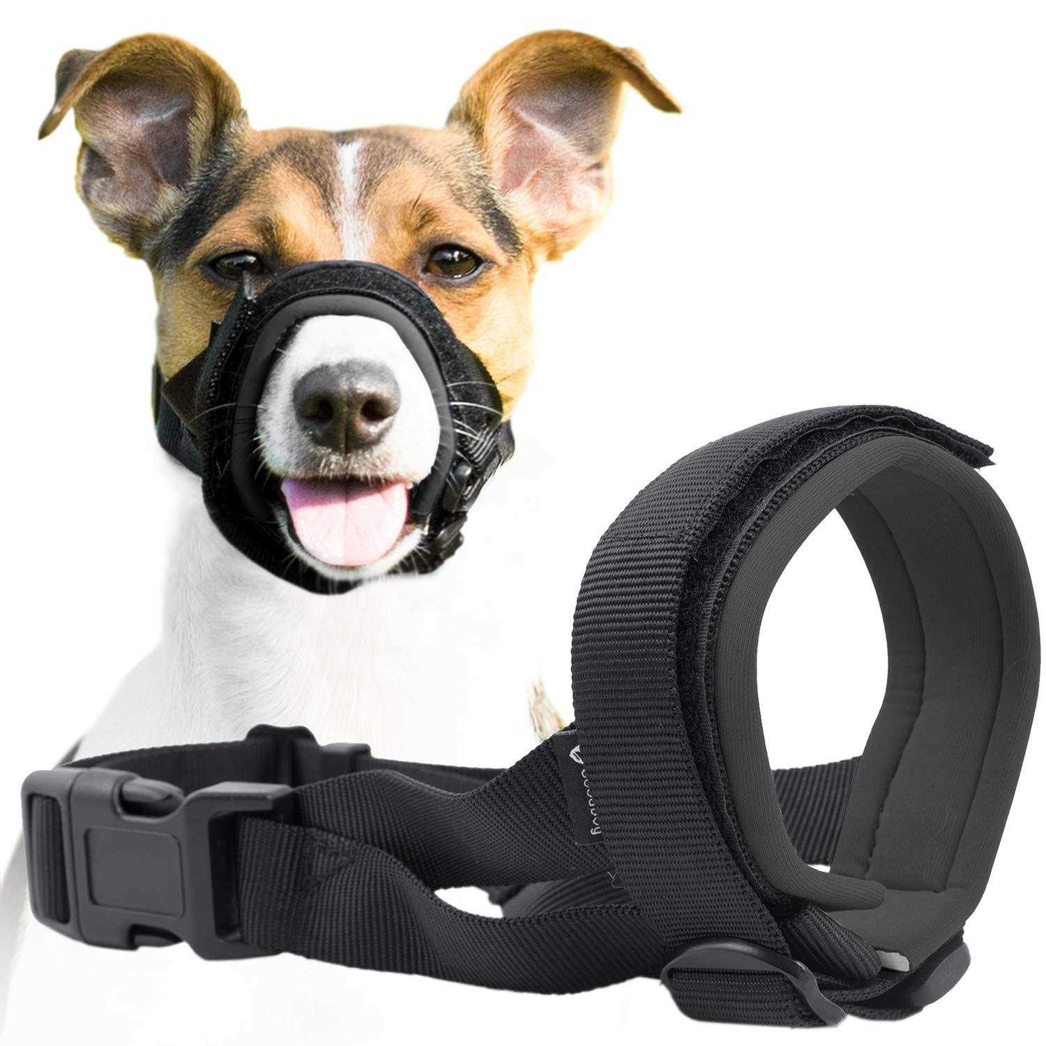 GoodBoy Gentle Muzzle Guard for Dogs Prevents Biting and Unwanted Chewing Safely Secure Comfort Fit