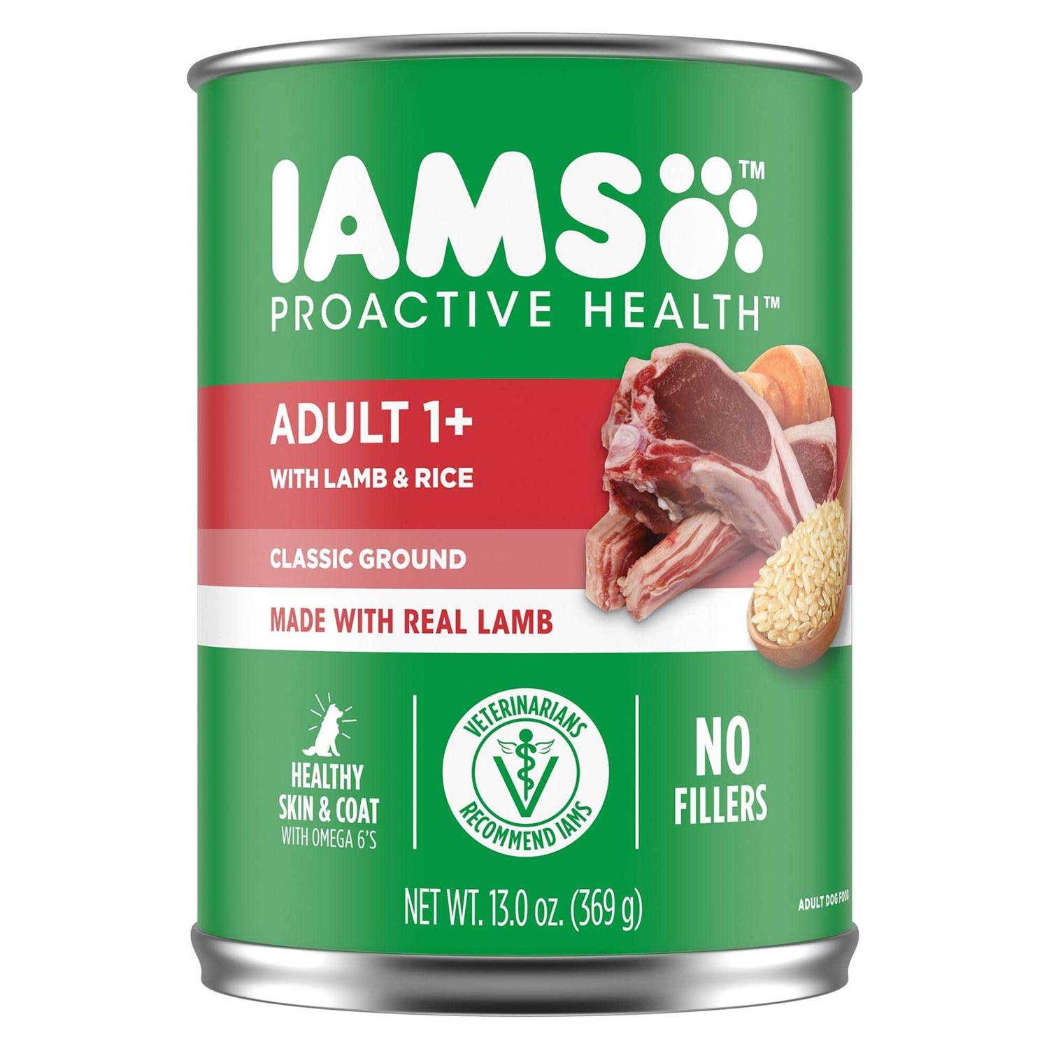 Iams Proactive Health Ground Dog Food Lamb & Rice