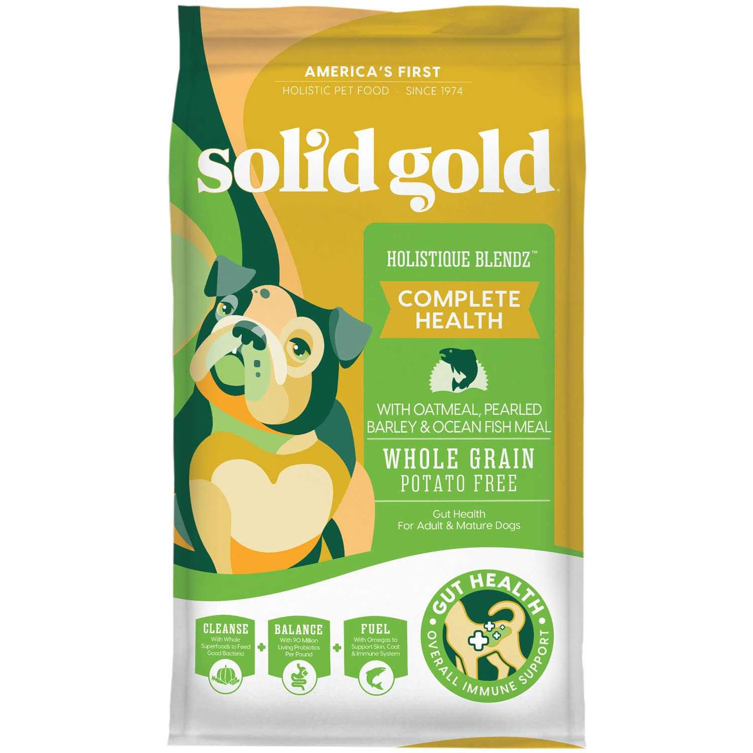 Solid Gold Holistique Blendz Oatmeal Fish Dry Dog Food