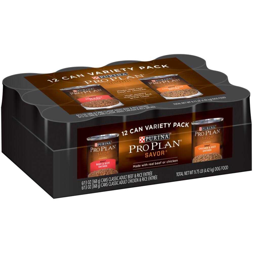 Purina Pro Plan Savor Variety Pack Canned Dog Food