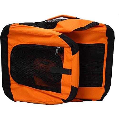 Pet Life Folding Deluxe 360 Vista View Pet Crate