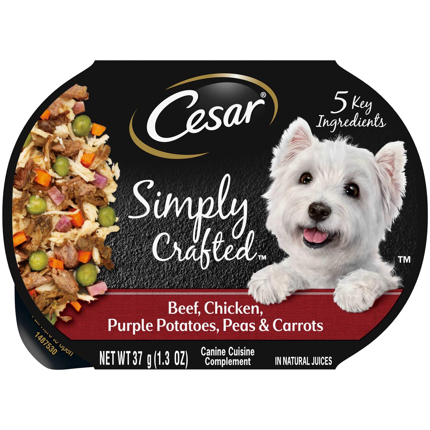 Cesar Simply Crafted Chicken Wet Dog Food