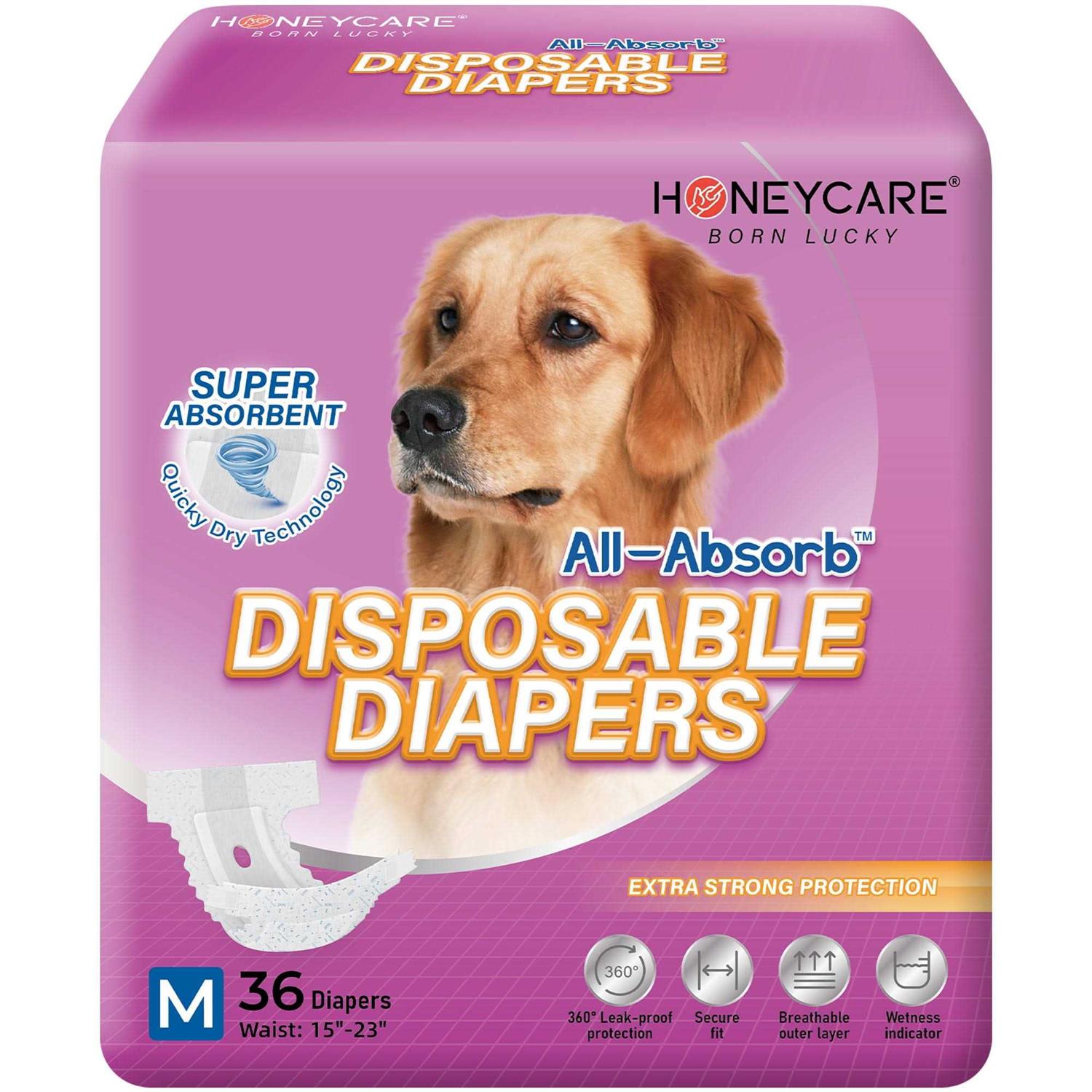 Honey Care All-Absorb Disposable Female Dog Diapers