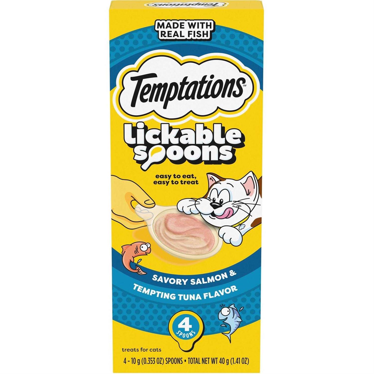 Temptations Lickable Spoons Cat Treats