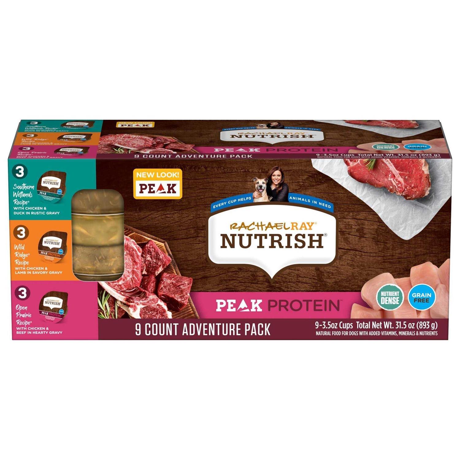 Rachael Ray Nutrish Peak Grain-Free Adventure Variety Pack Wet Dog Food