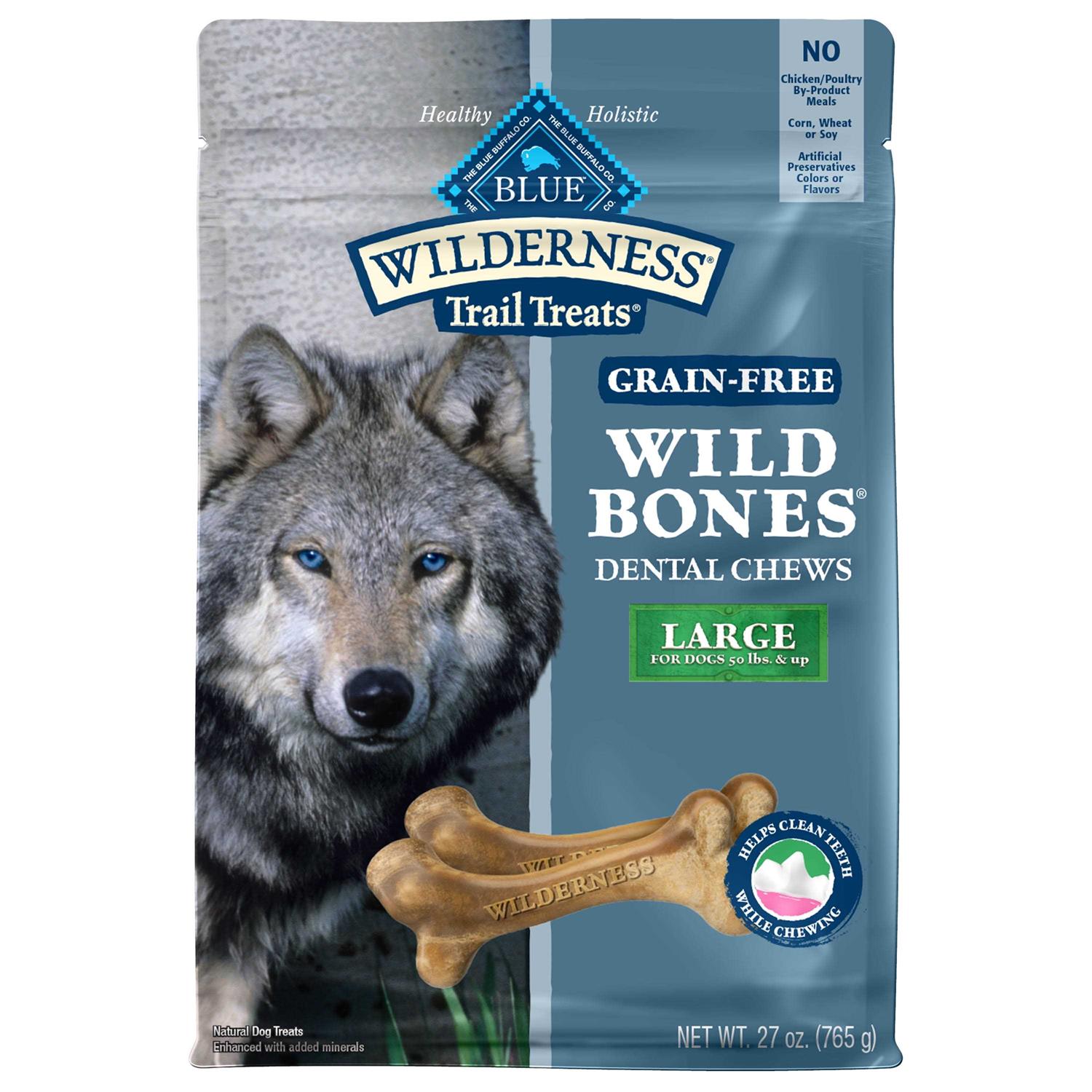 Blue Buffalo Wilderness Wild Bones Dental Dog Treats