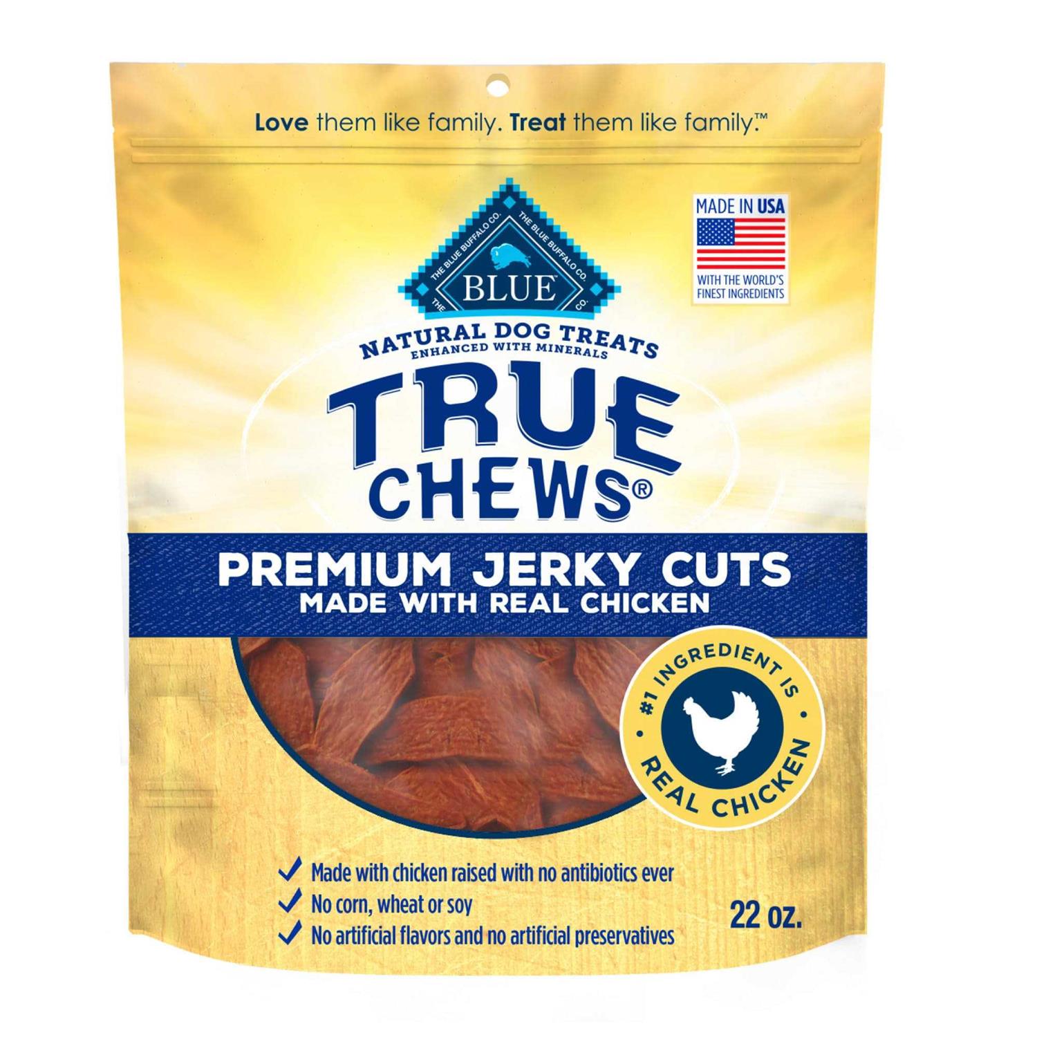 Blue Buffalo True Chews Premium Jerky Cuts Dog Treats