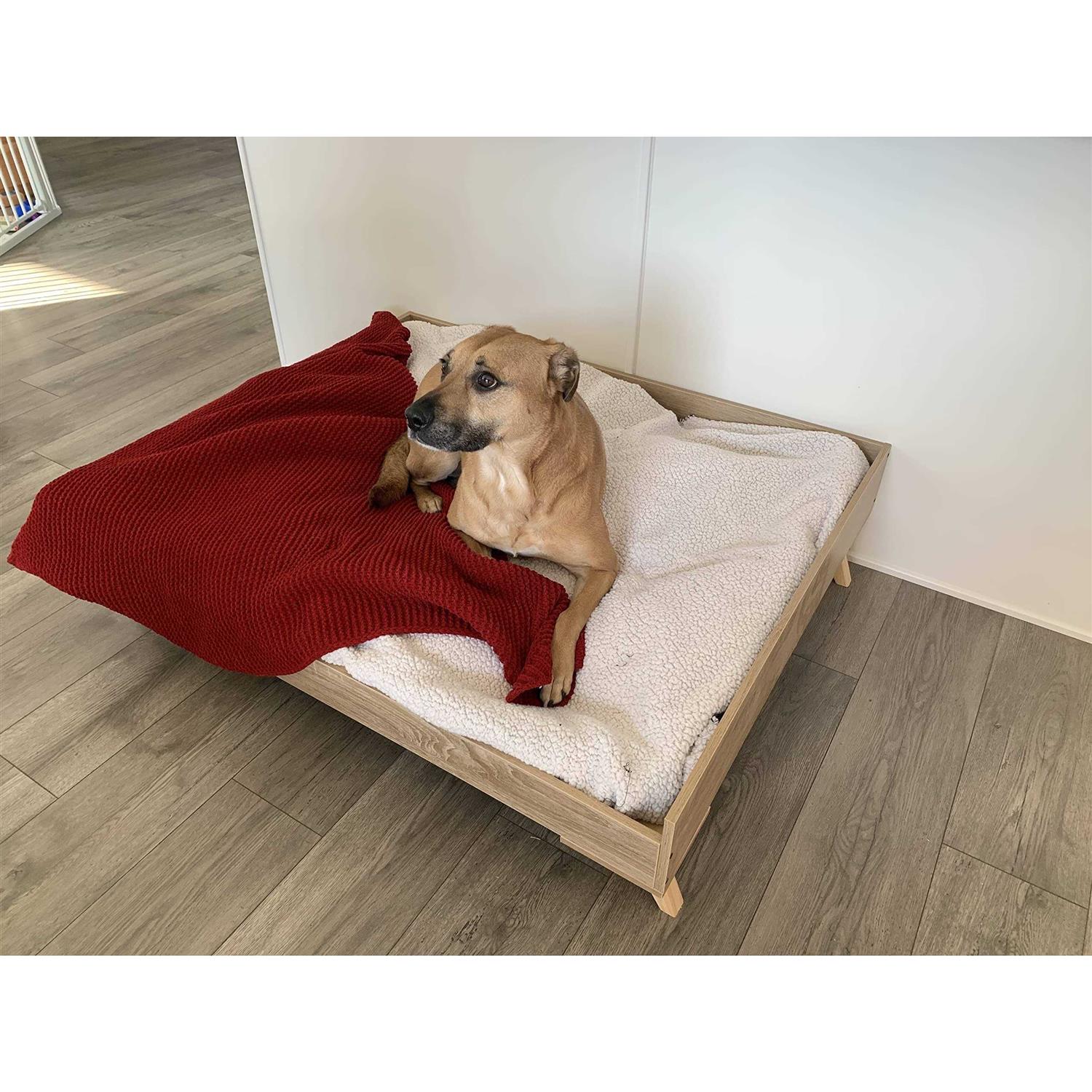 Midlee Raised Wooden Dog Bed Frame