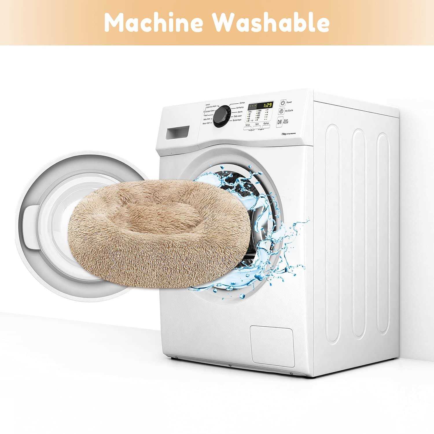 WESTERN HOME WH Western Home Faux Fur Dog Bed & Cat Bed Original Calming Dog Bed for Small Medium Large Pets