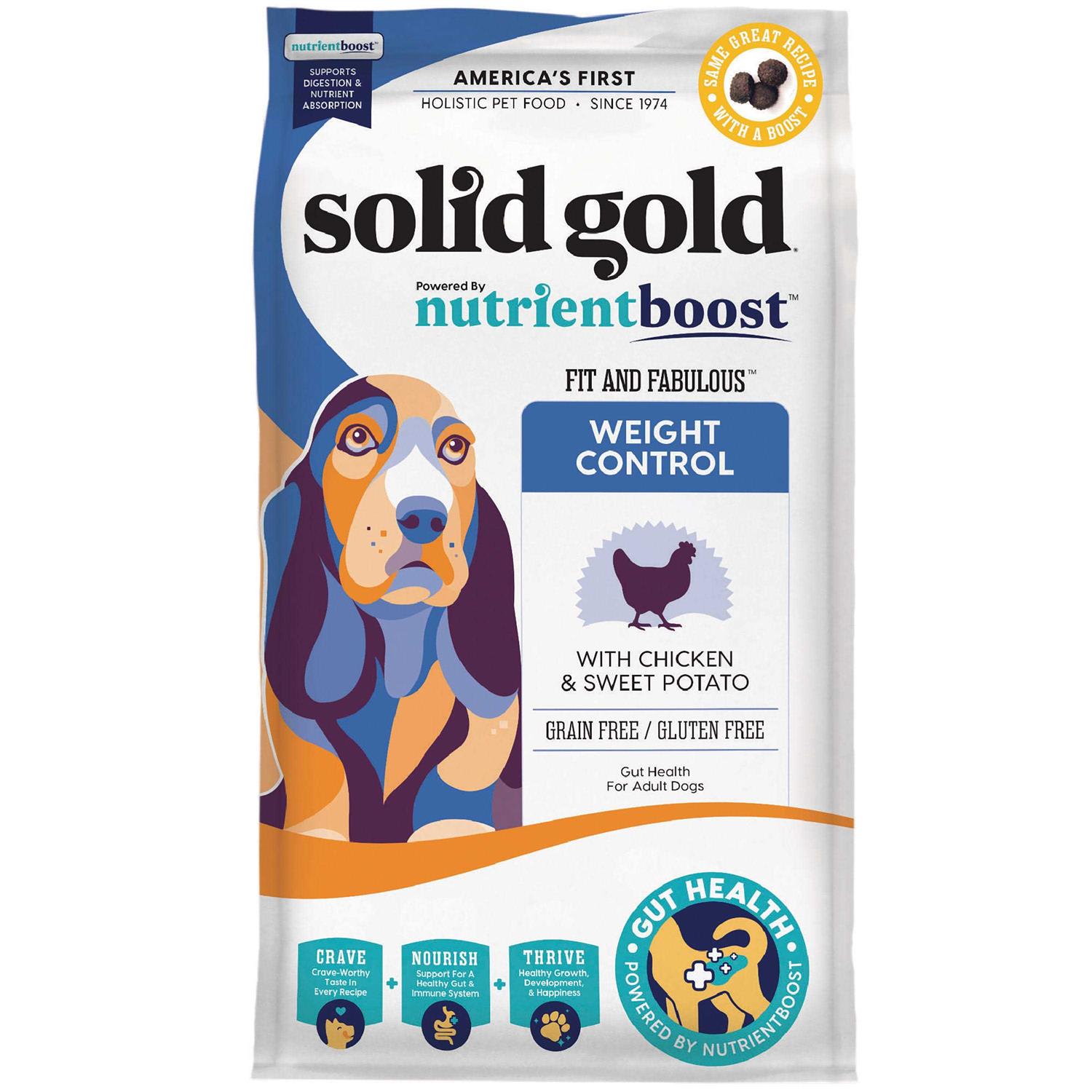 Solid Gold Nutrientboost Fit & Fabulous Chicken Dry Dog Food