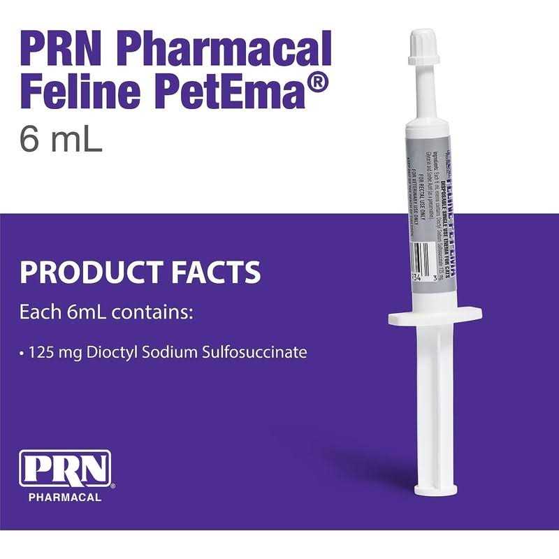 Pet-ema feline disposable enema for rectal use in cats by prn pharmacal inc