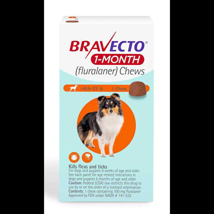 Bravecto 1-Month Chews for Dogs 9.9