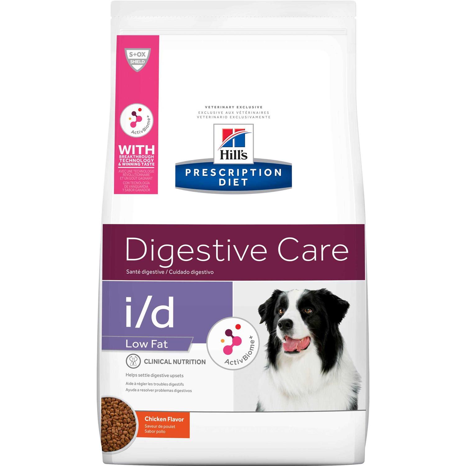 Hill’s Prescription Diet i/d Digestive Care Low Fat Chicken Flavor Dry Dog Food