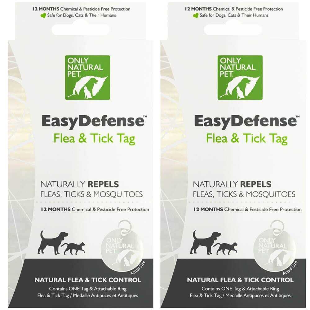 Only Natural Pet Easy Defense Flea & Tick Tag for Dogs & Cats