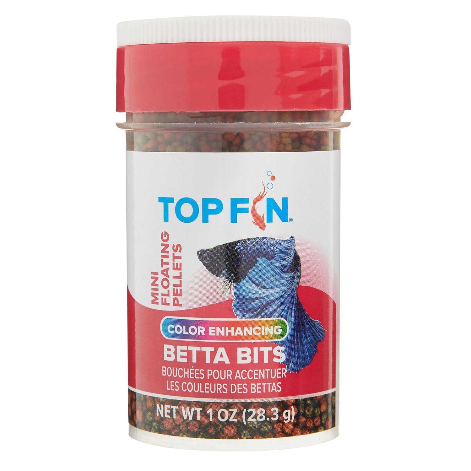 Top Fin Betta Bits Color Enhancing Pellets Fish Food