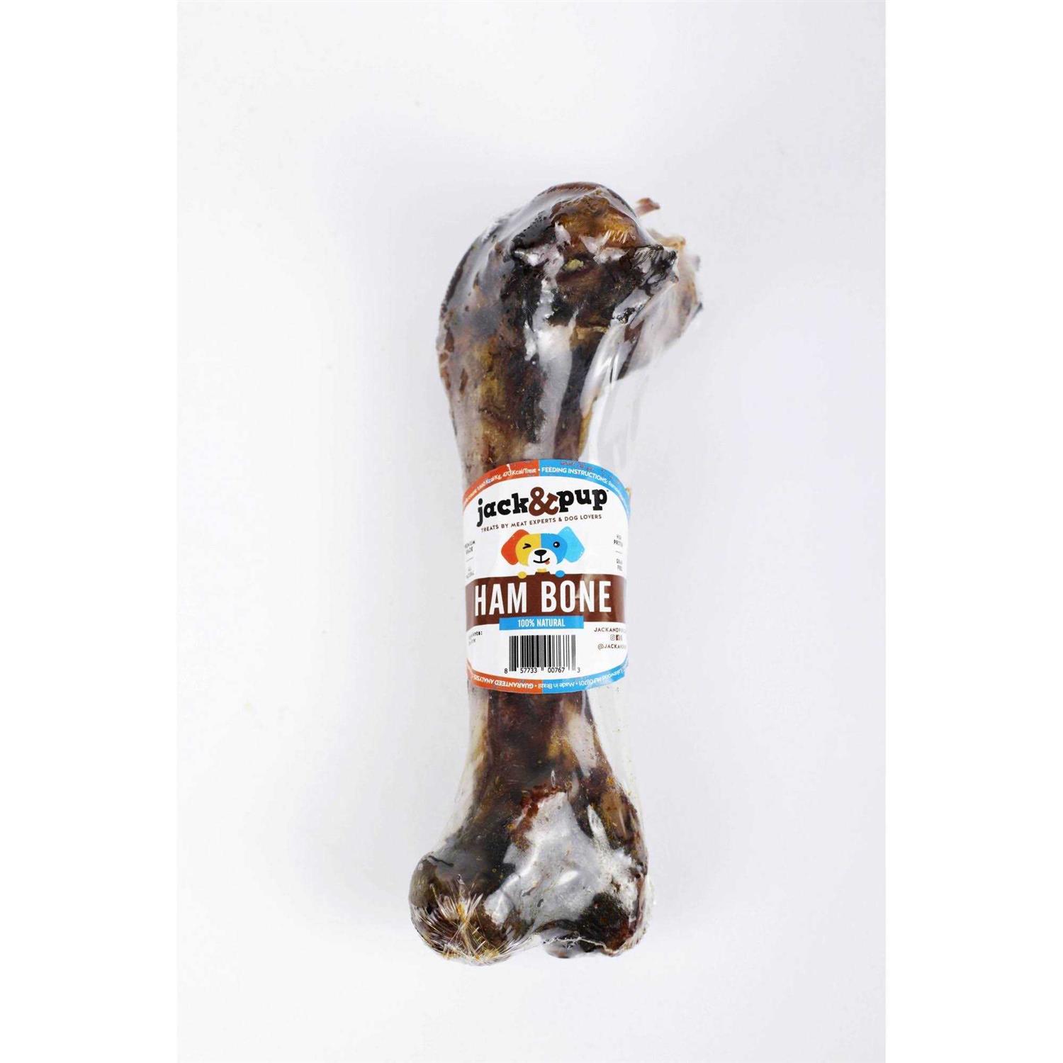 Jack&Pup Single Ham Bone in Pork Flavor Dog Treats