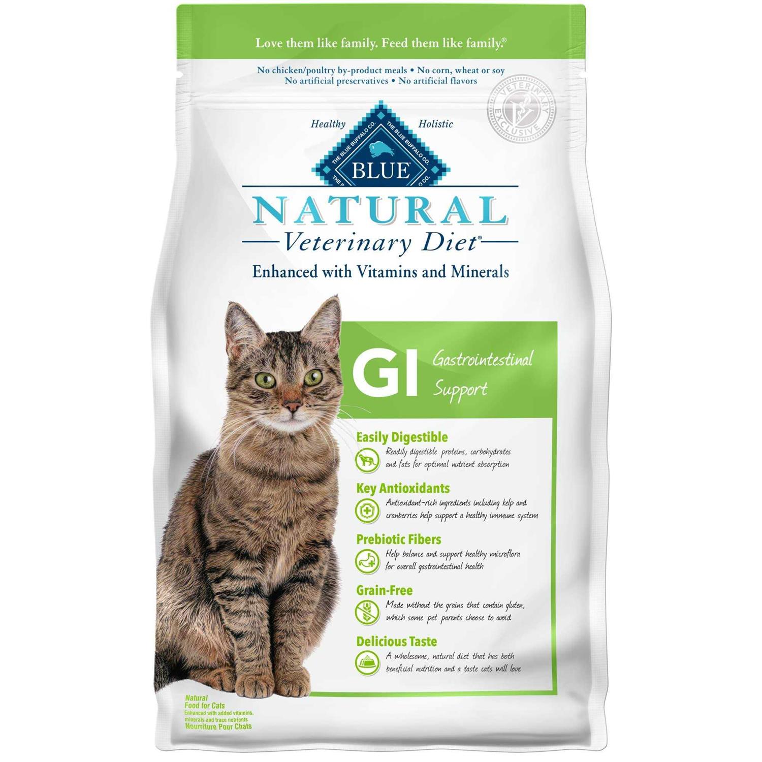 Blue Natural Veterinary Diet GI Gastrointestinal Support Dry Cat Food