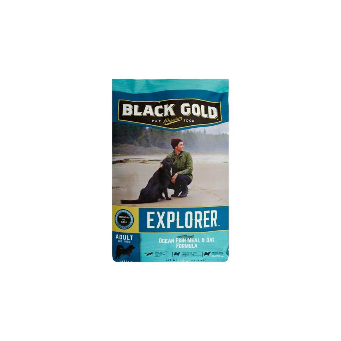 Black Gold Explorer Sensitive Skin & Coat Ocean Fish Meal & Oat Recipe Dry Dog Food