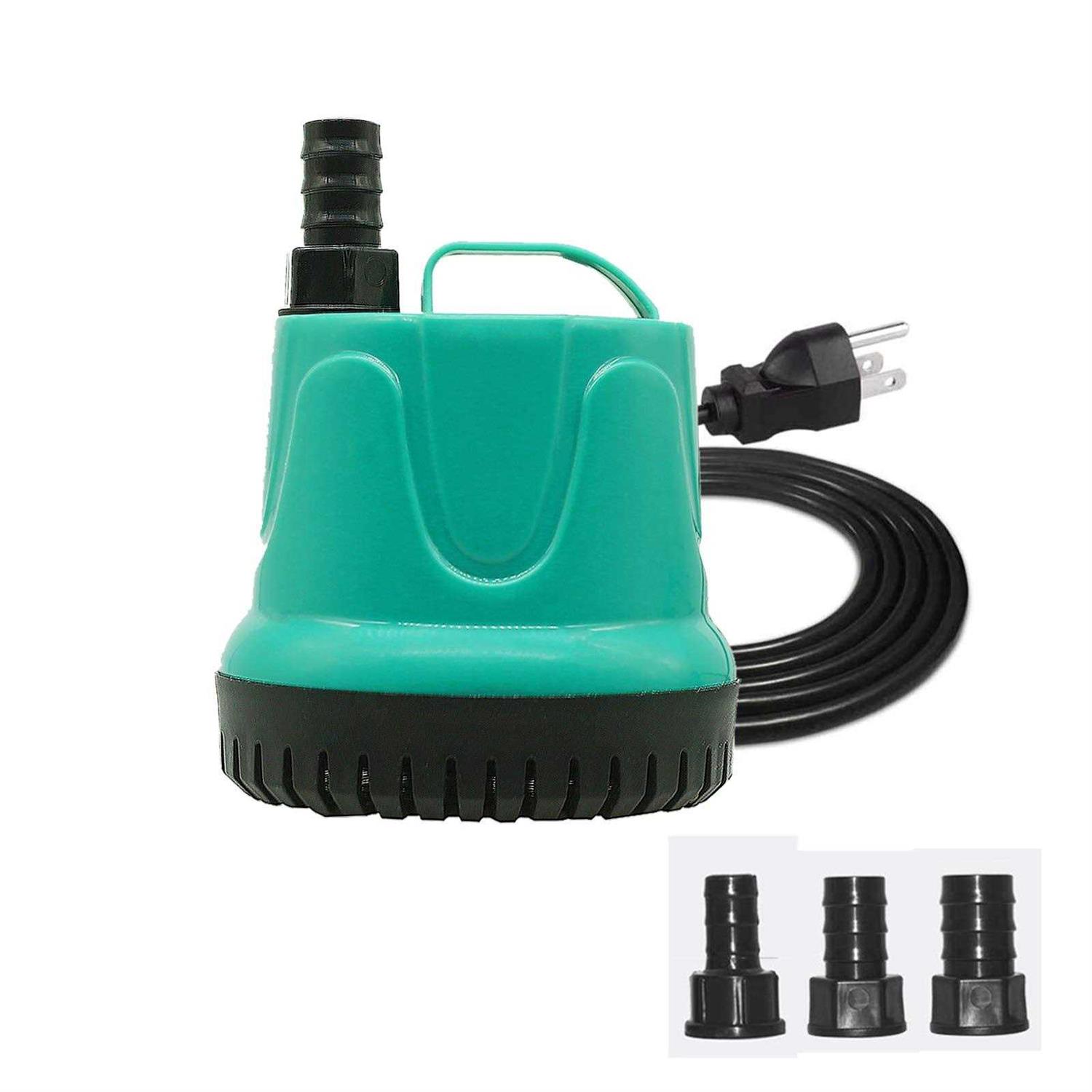 Upettools Submersible Water Pump Ultra Silence Circulation Multifunctional Water Pump with Handle for Pond