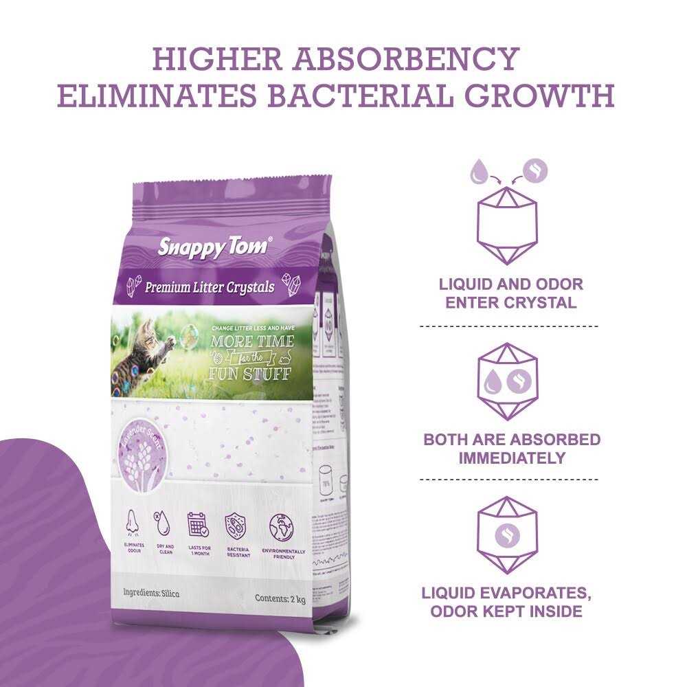 Snappy Tom Crystal Cat Litter