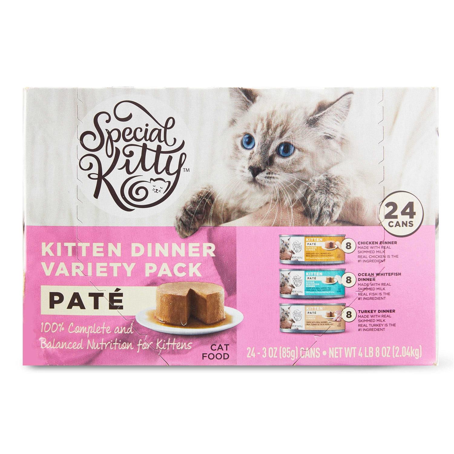 Special Kitty Kitten Dinner Variety Pack Pate Cat Food