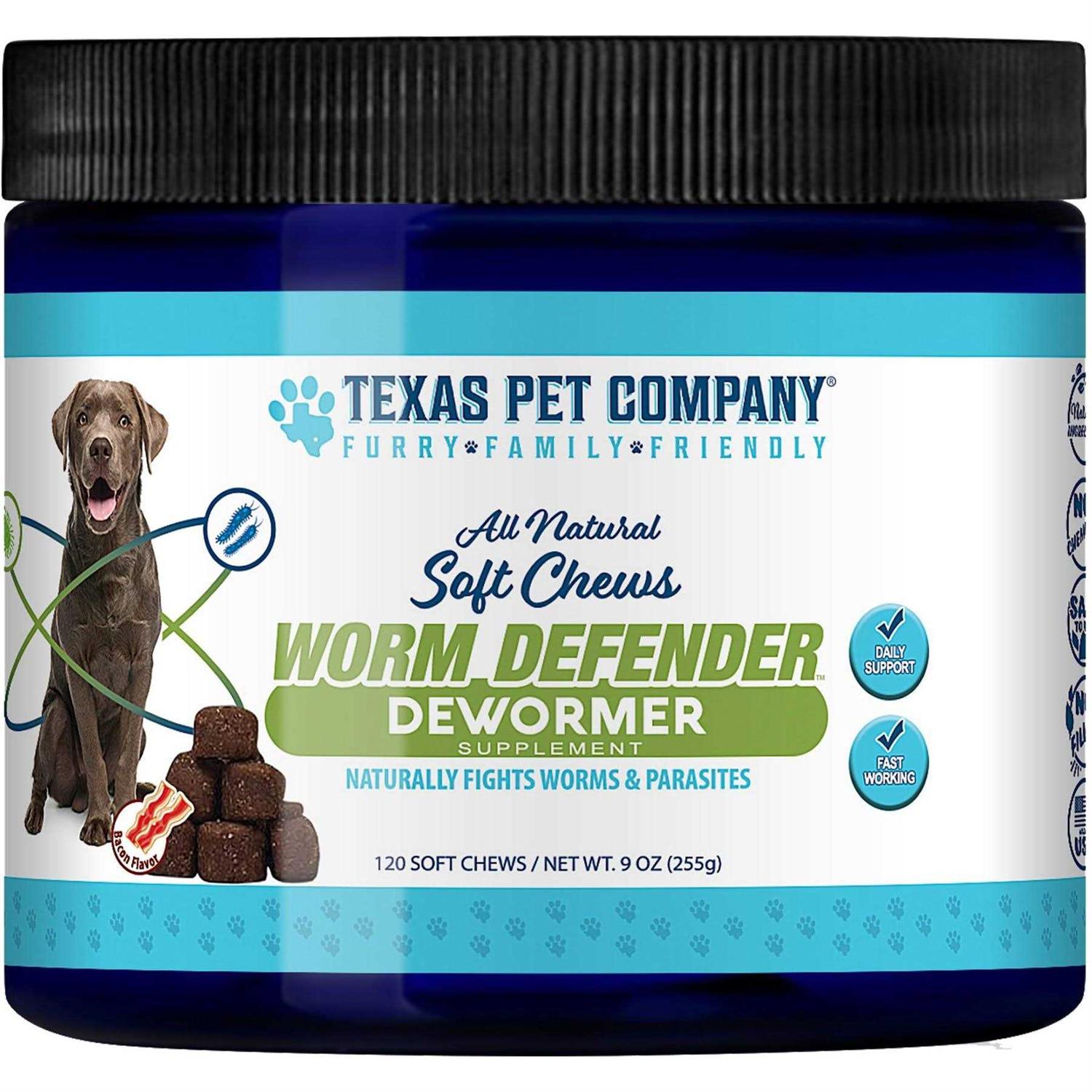 Texas Pet Company Worm Defender Soft Chews Supplement