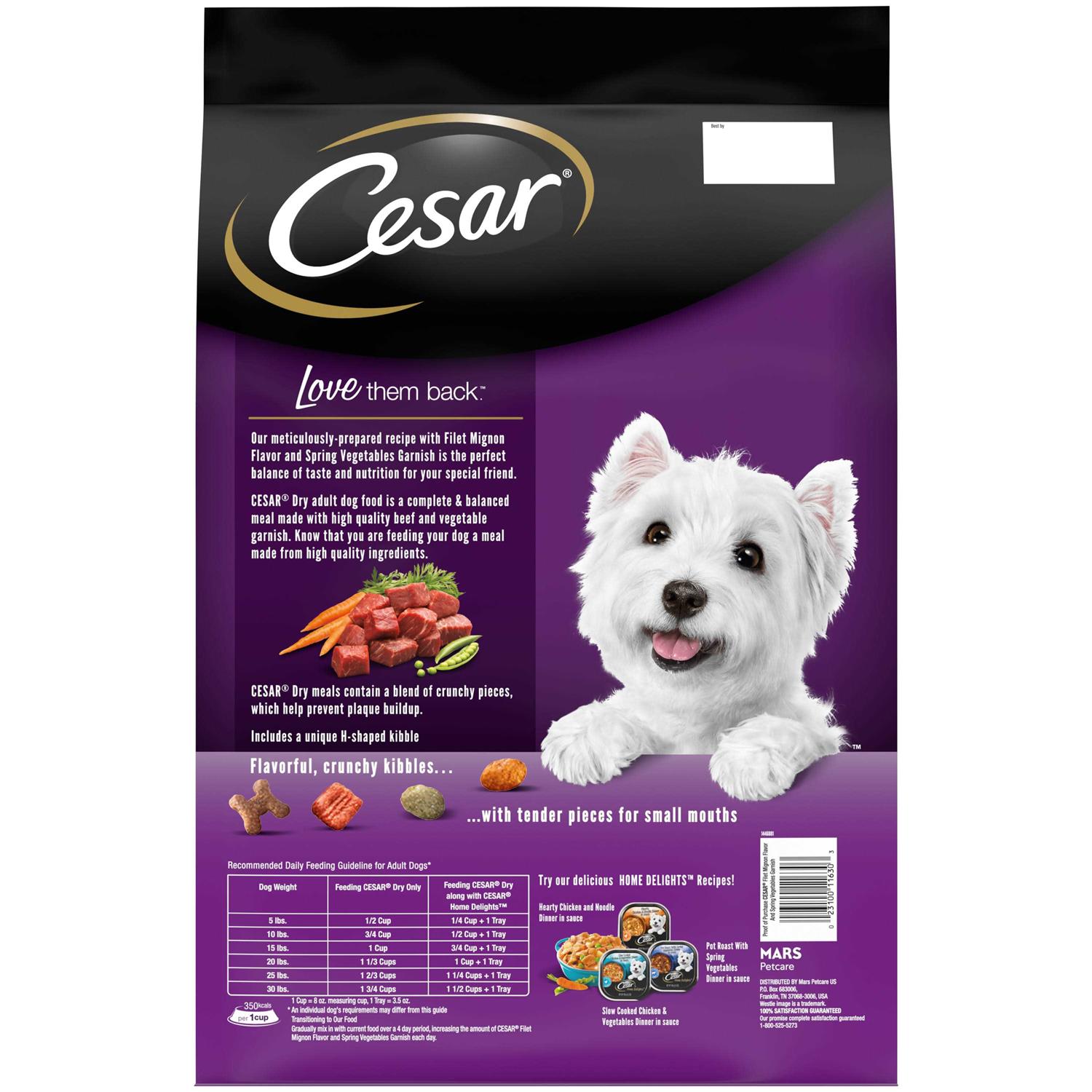 Cesar Small Breed Spring Vegetables Dry Dog Food