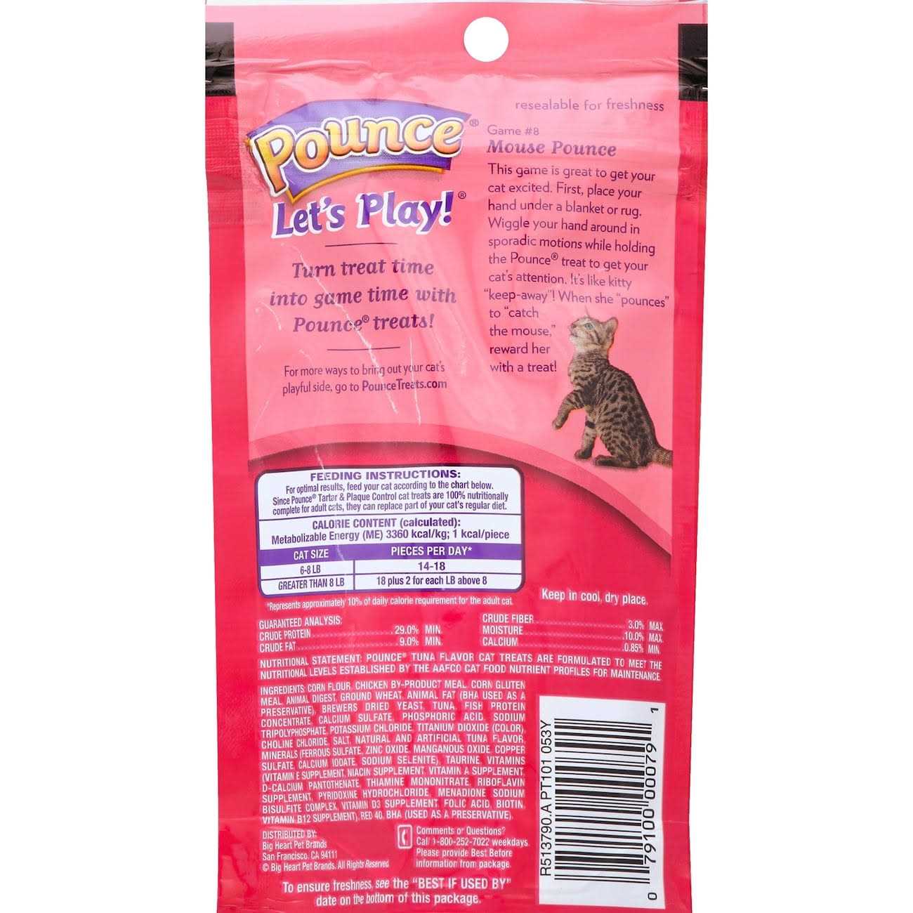 Pounce Tartar Control Crunchy Tuna Flavor Cat Treats